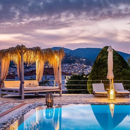 Ourania Studios & Apartments Skopelos Town Bagian luar foto